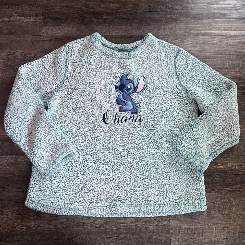 Disney Lilo and Stitch Ohana Family Soft Sweater Pullover size G (12-14)